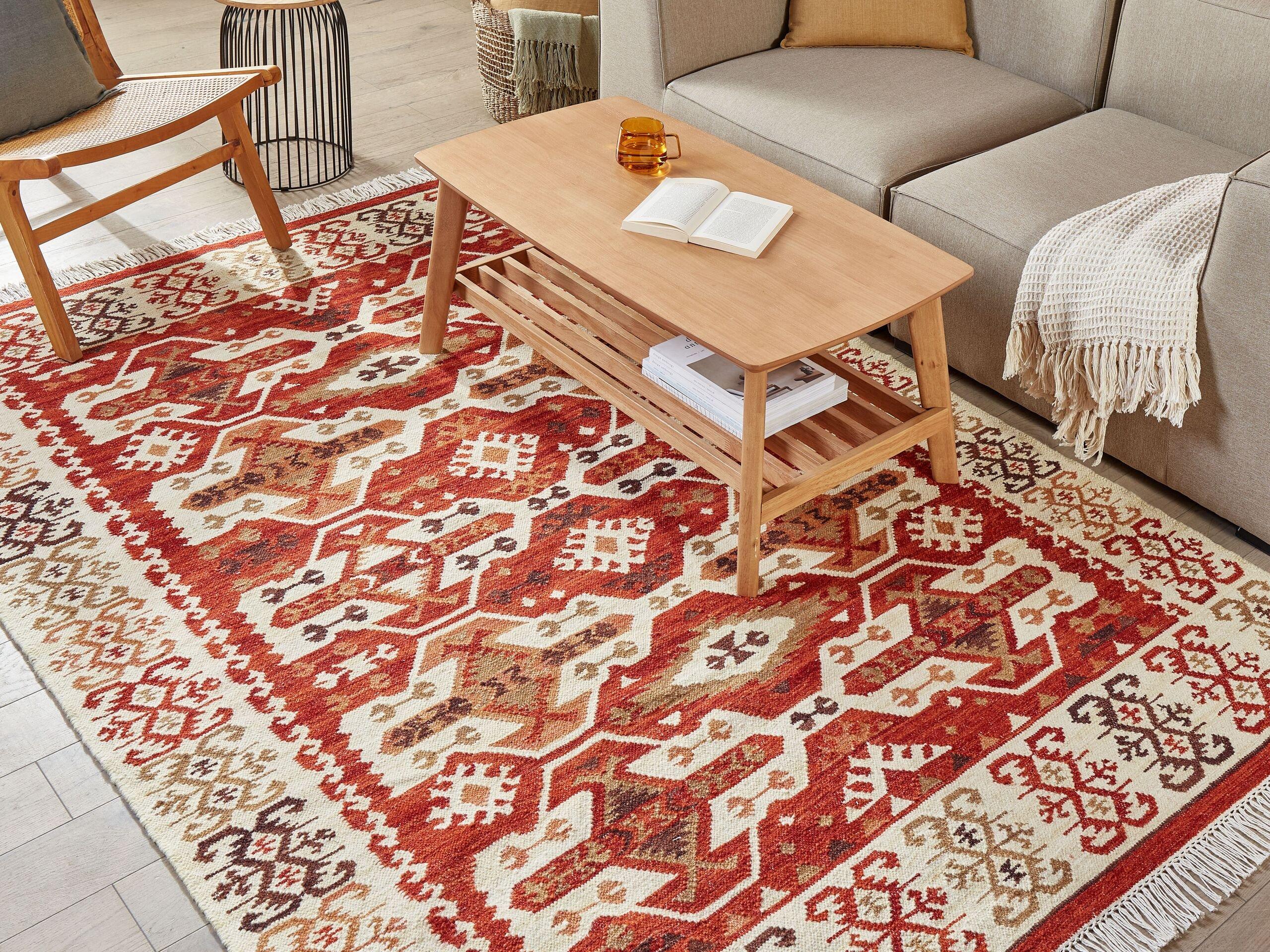 Beliani Tapis en Laine Boho VOSKEVAZ  