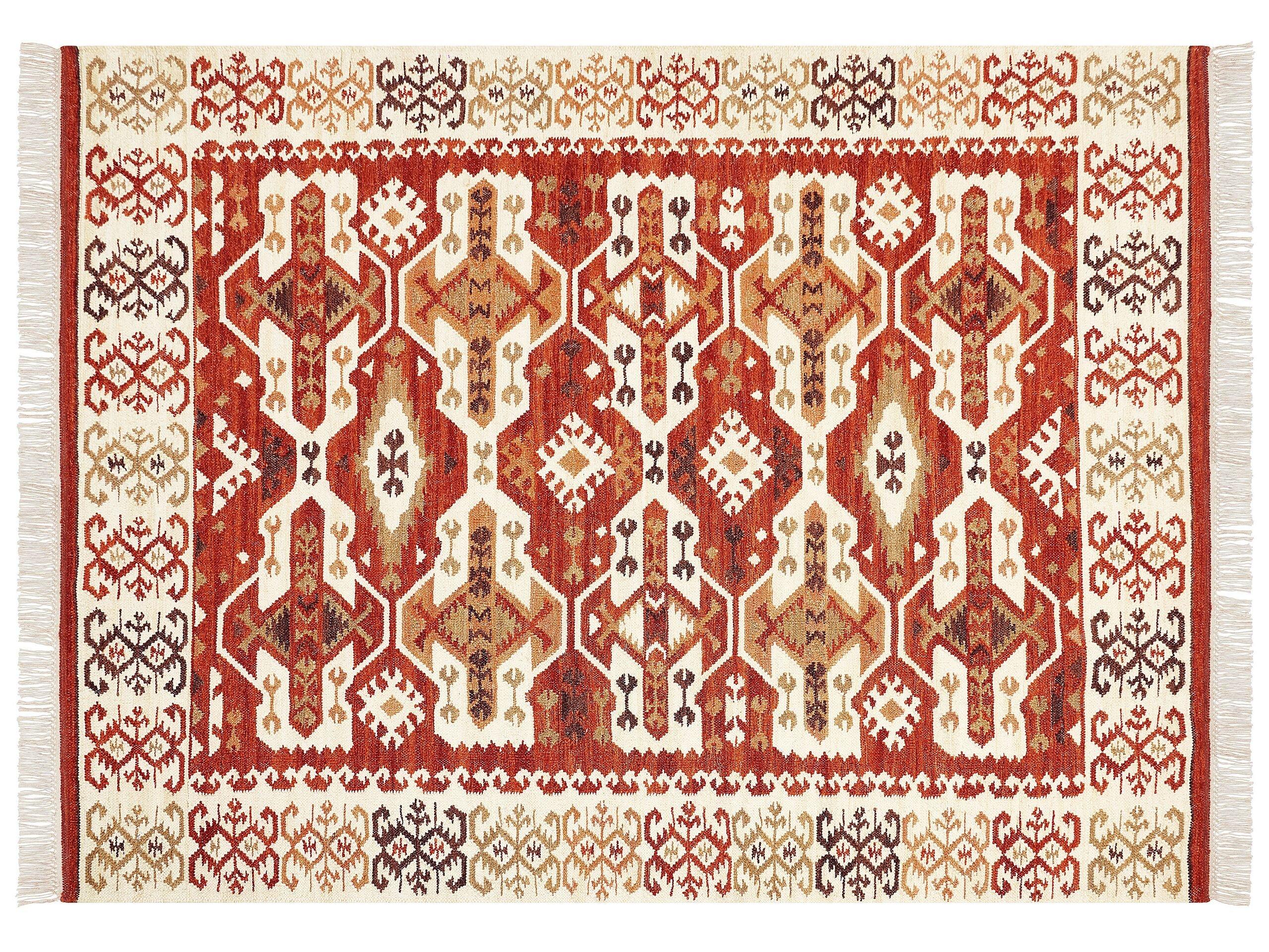 Beliani Tapis en Laine Boho VOSKEVAZ  