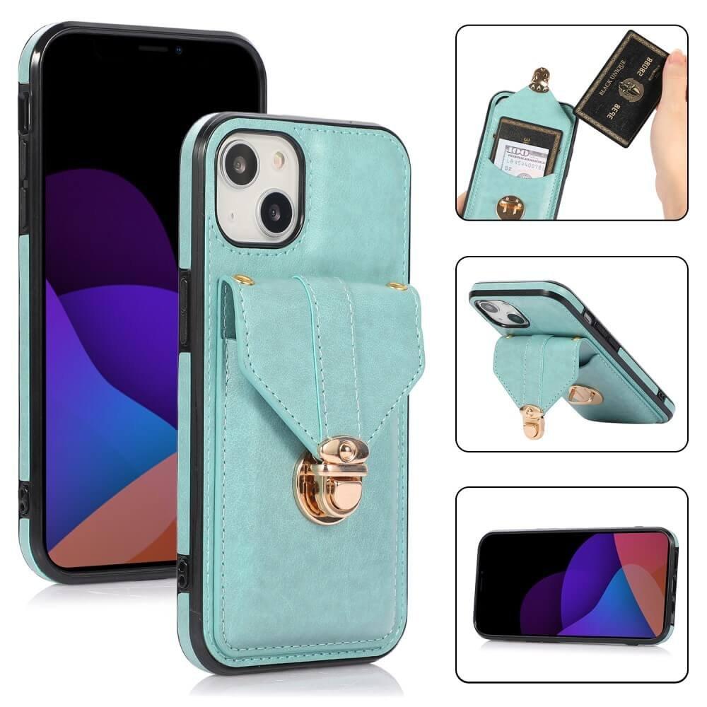 Cover-Discount  iPhone 15 Plus - Custodia protettiva con tasca 