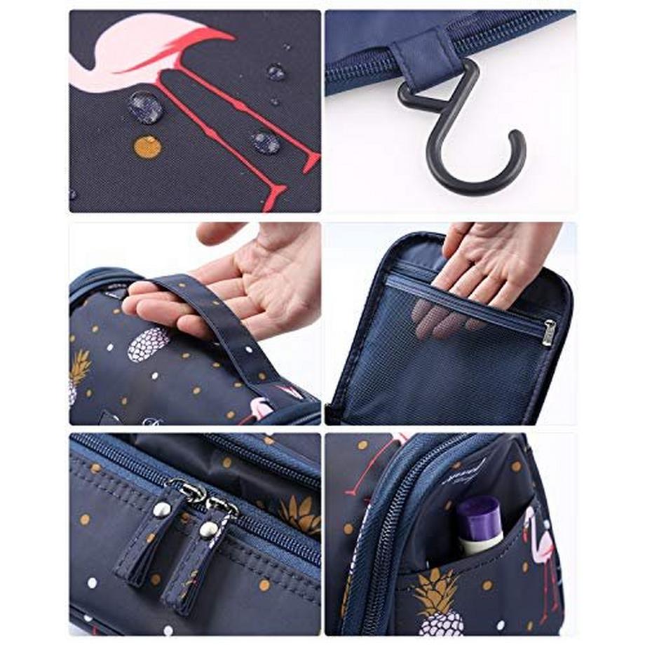 Only-bags.store  Kulturbeutel zum Aufhängen - Waschbeutel Kosmetiktasche mit Haken für Reise, Urlaub, Outdoor 