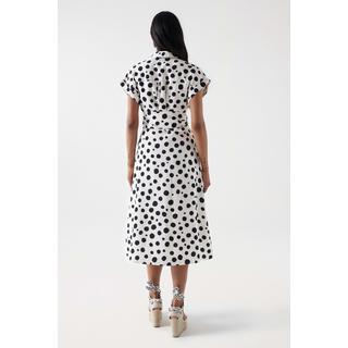 Salsa  Kleider Polka Dot Midi Dress 