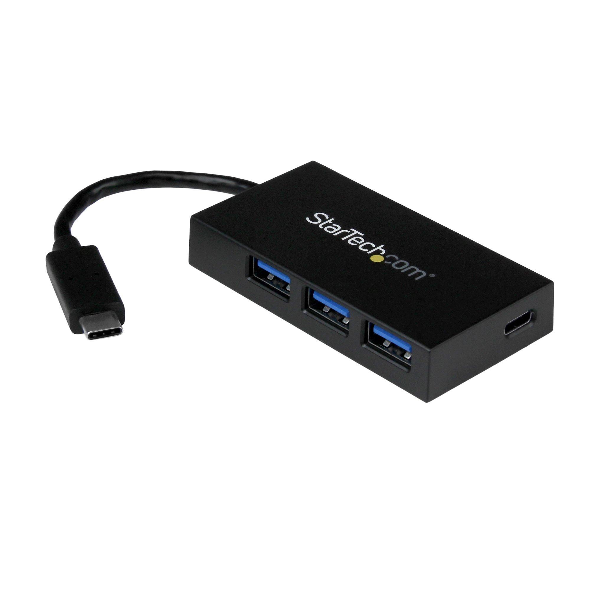 STARTECH.COM  Hub USB 3.2 Gen 1 (5Gbps) à 4 ports - Concentrateur USB-C vers 1x USB-C 3x USB-A 