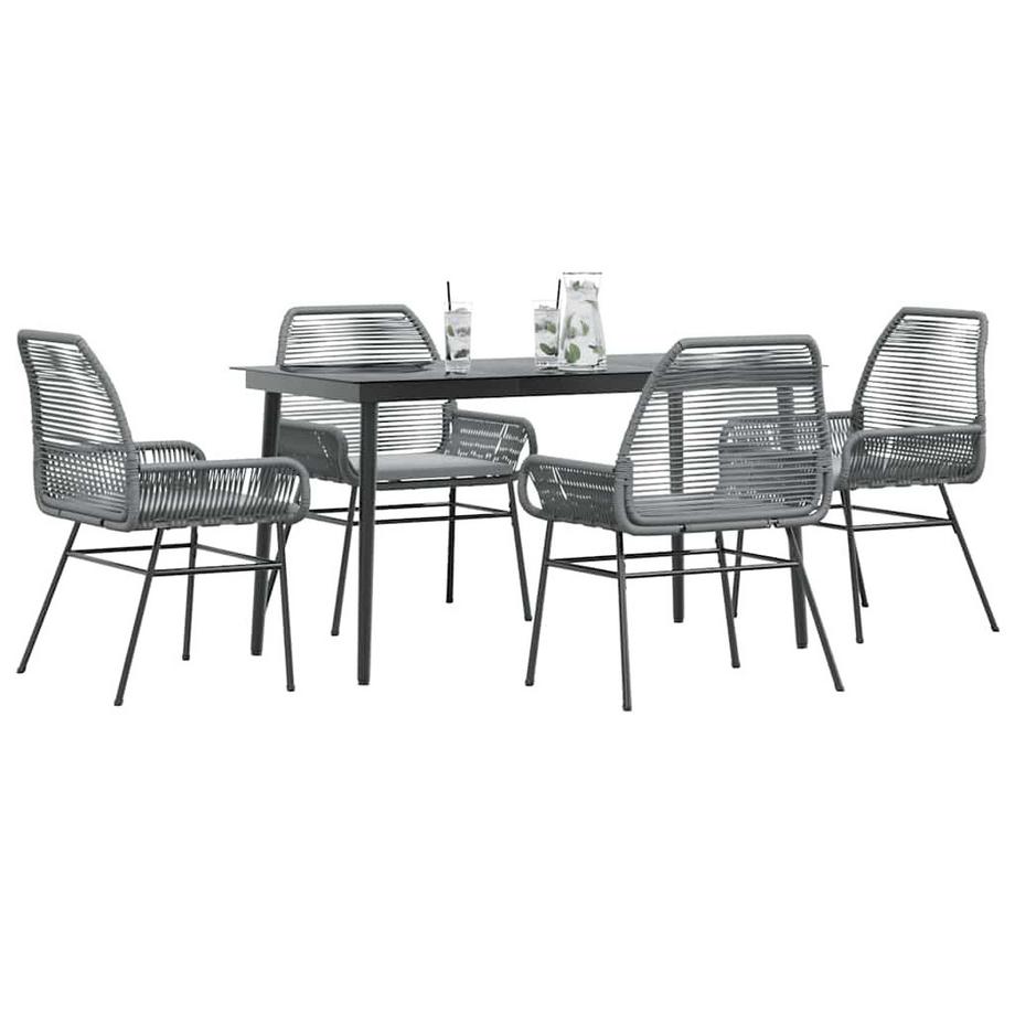 VidaXL Garten essgruppe poly-rattan  