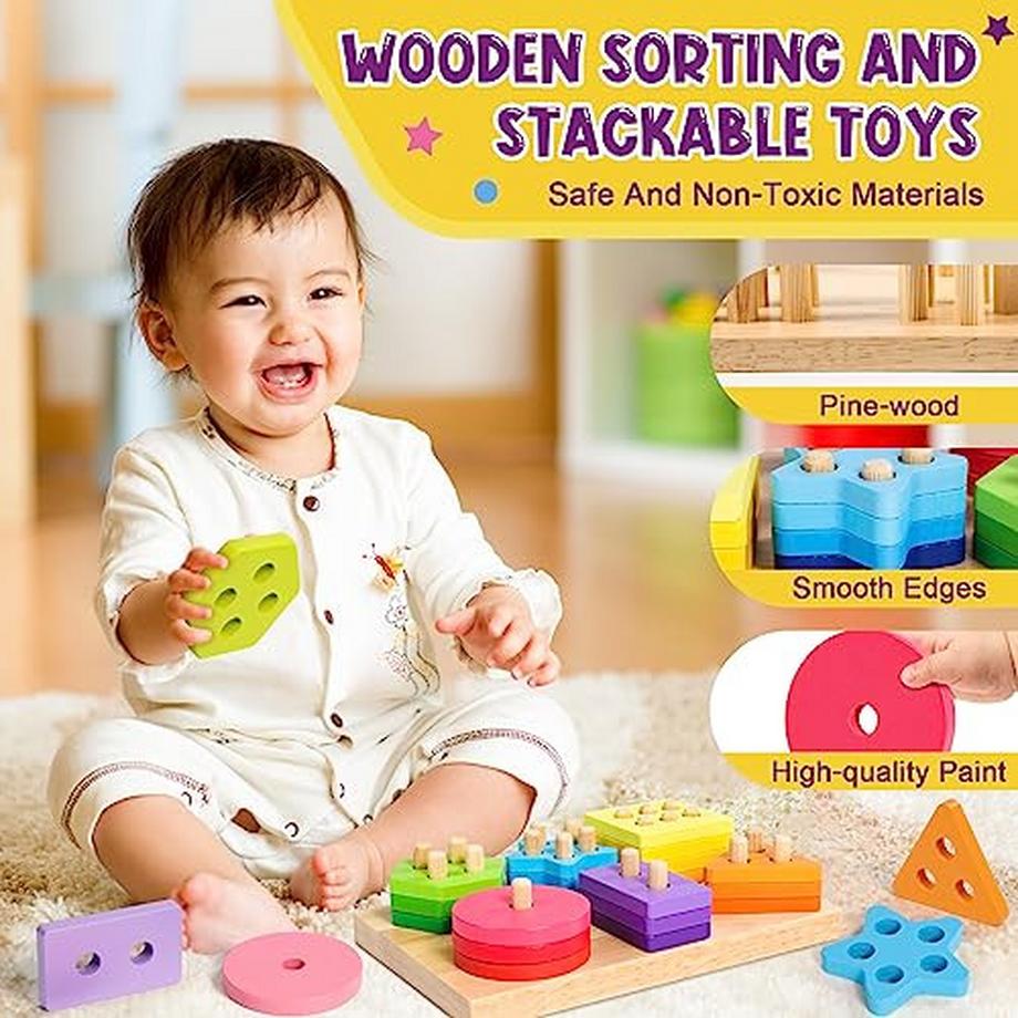 Activity-board  Steckpuzzle Holzpuzzle Motorikspielzeu 