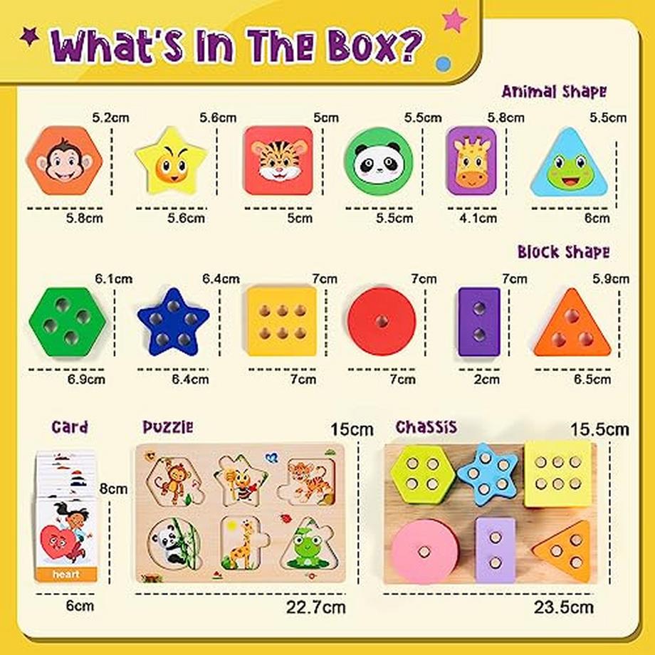 Activity-board  Steckpuzzle Holzpuzzle Motorikspielzeu 