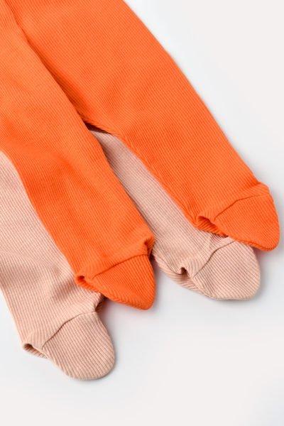 BabyCosy Organic  Strickhose mit Fuß, 2 Pack 