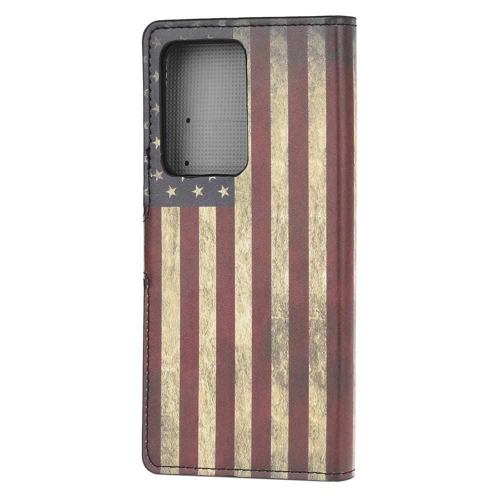 Cover-Discount  Galaxy S20 Ultra - Cuir Coque Porte-Carte Drapeau 