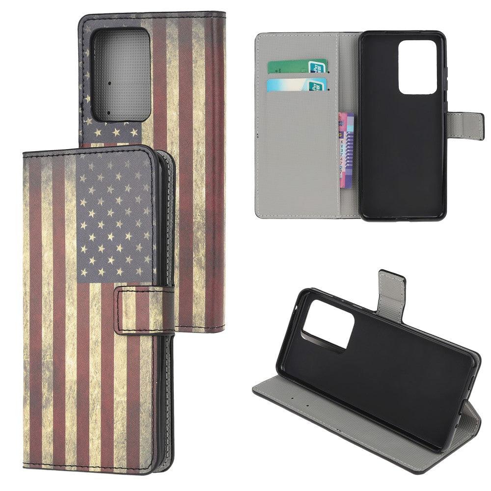 Cover-Discount  Galaxy S20 Ultra - Cuir Coque Porte-Carte Drapeau 