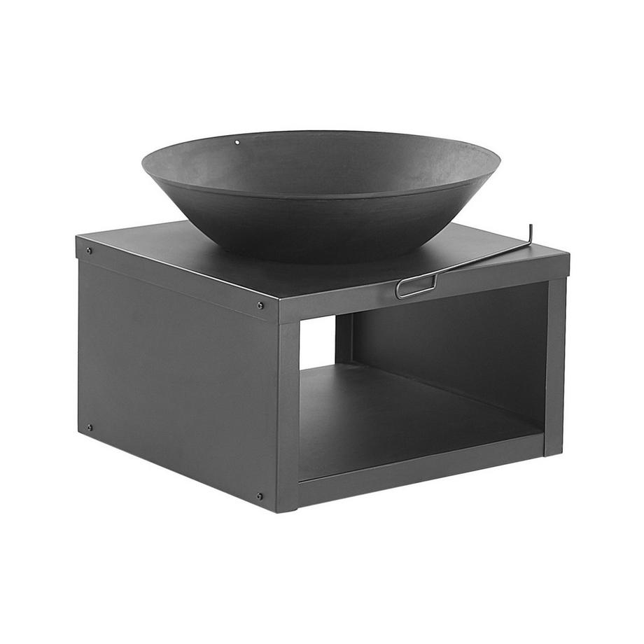 Beliani Feuerstelle aus Stahl TANARA  