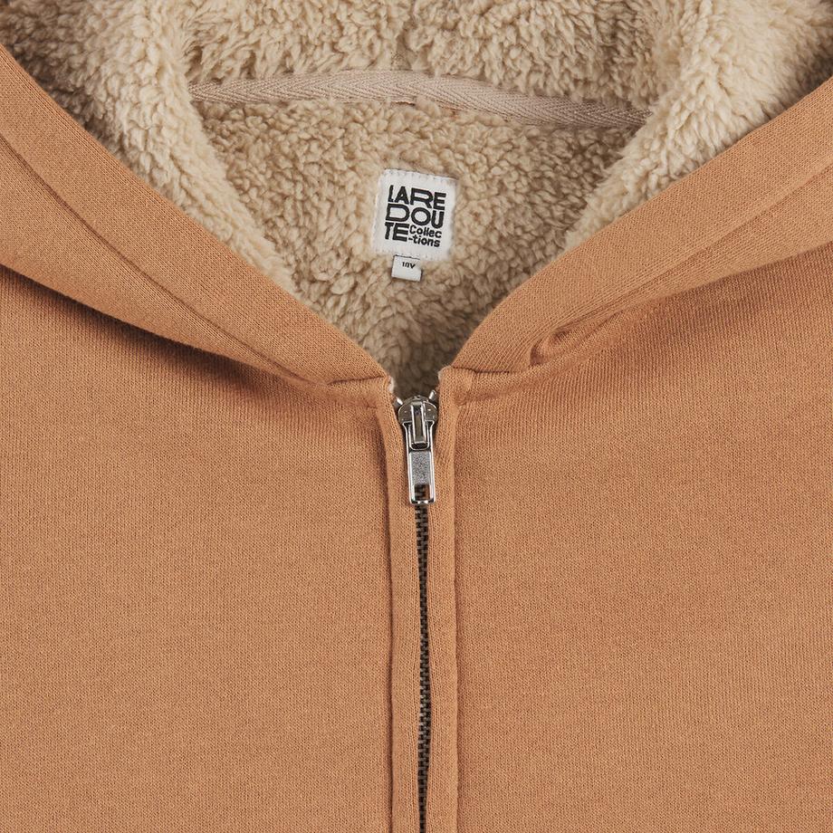 La Redoute Collections  Sweatshirt mit Reissverschluss und Kapuze 