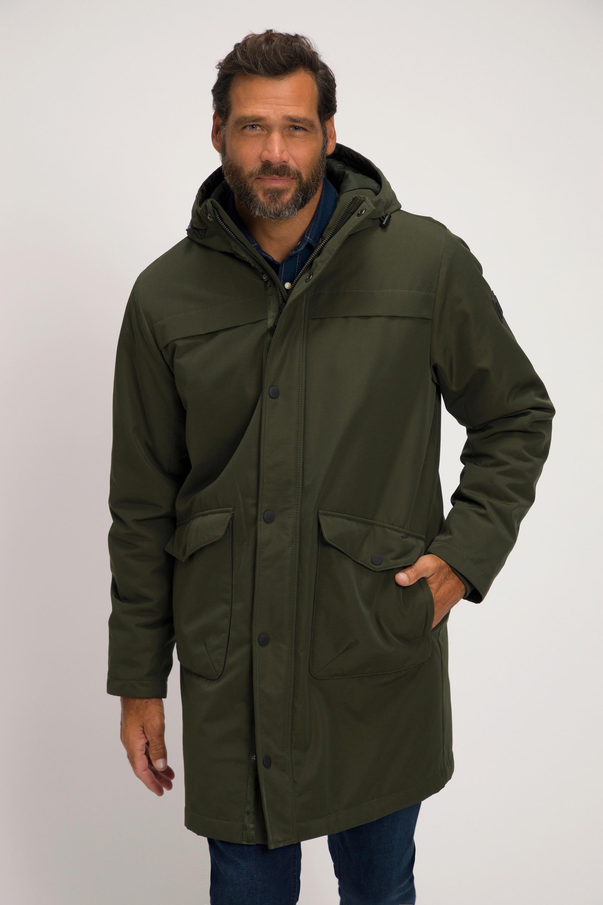 JP1880  Parka con cappuccio e tante tasche 