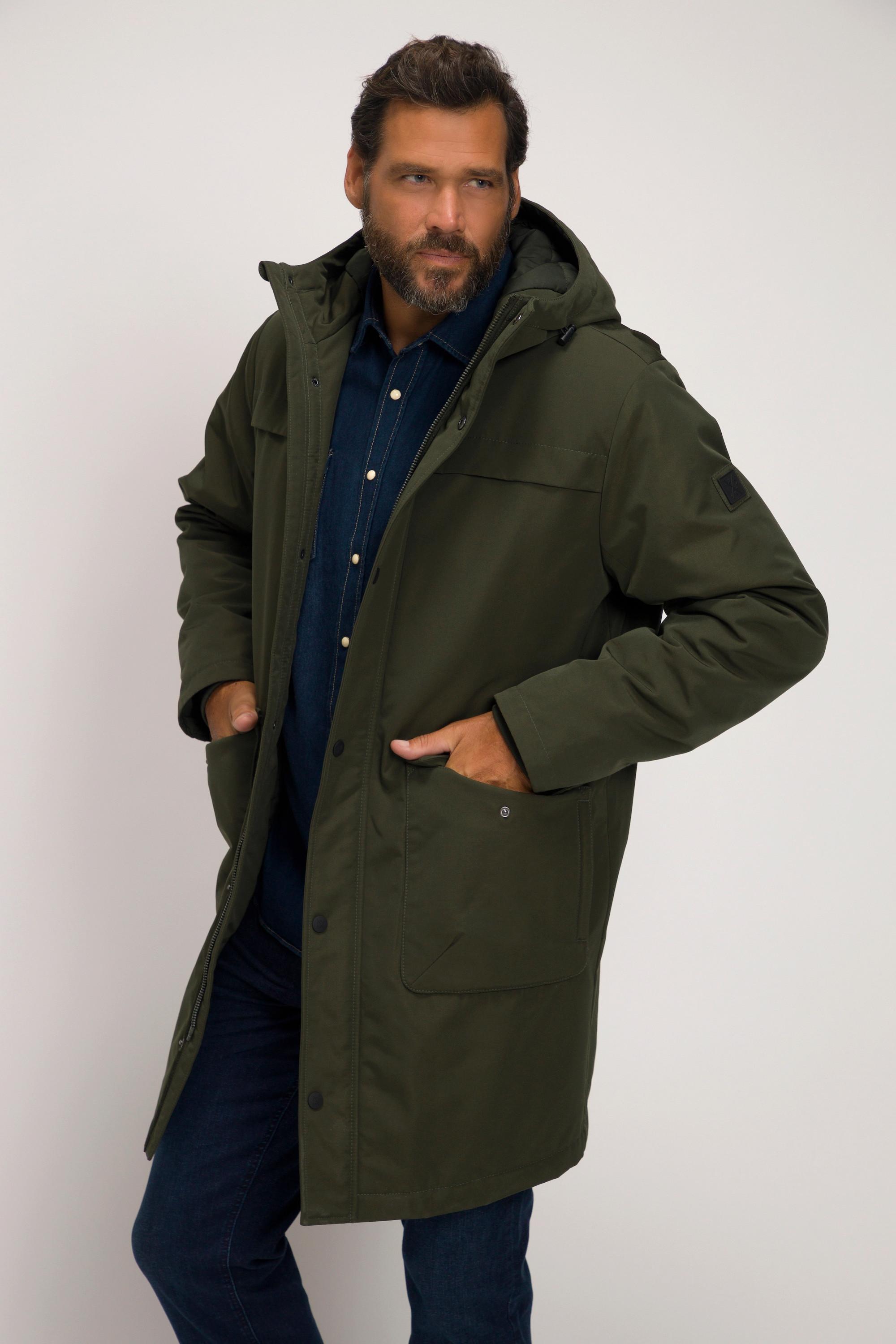 JP1880  Parka con cappuccio e tante tasche 