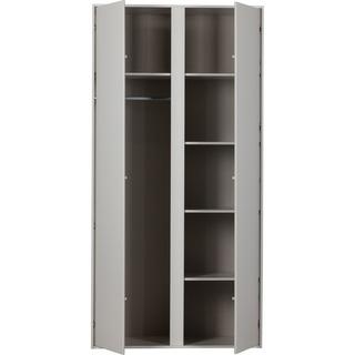 mutoni Kleiderschrank Maevy Kiefer cloud grey 200x100  