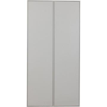 Armoire Maevy pin nuage gris 200x100