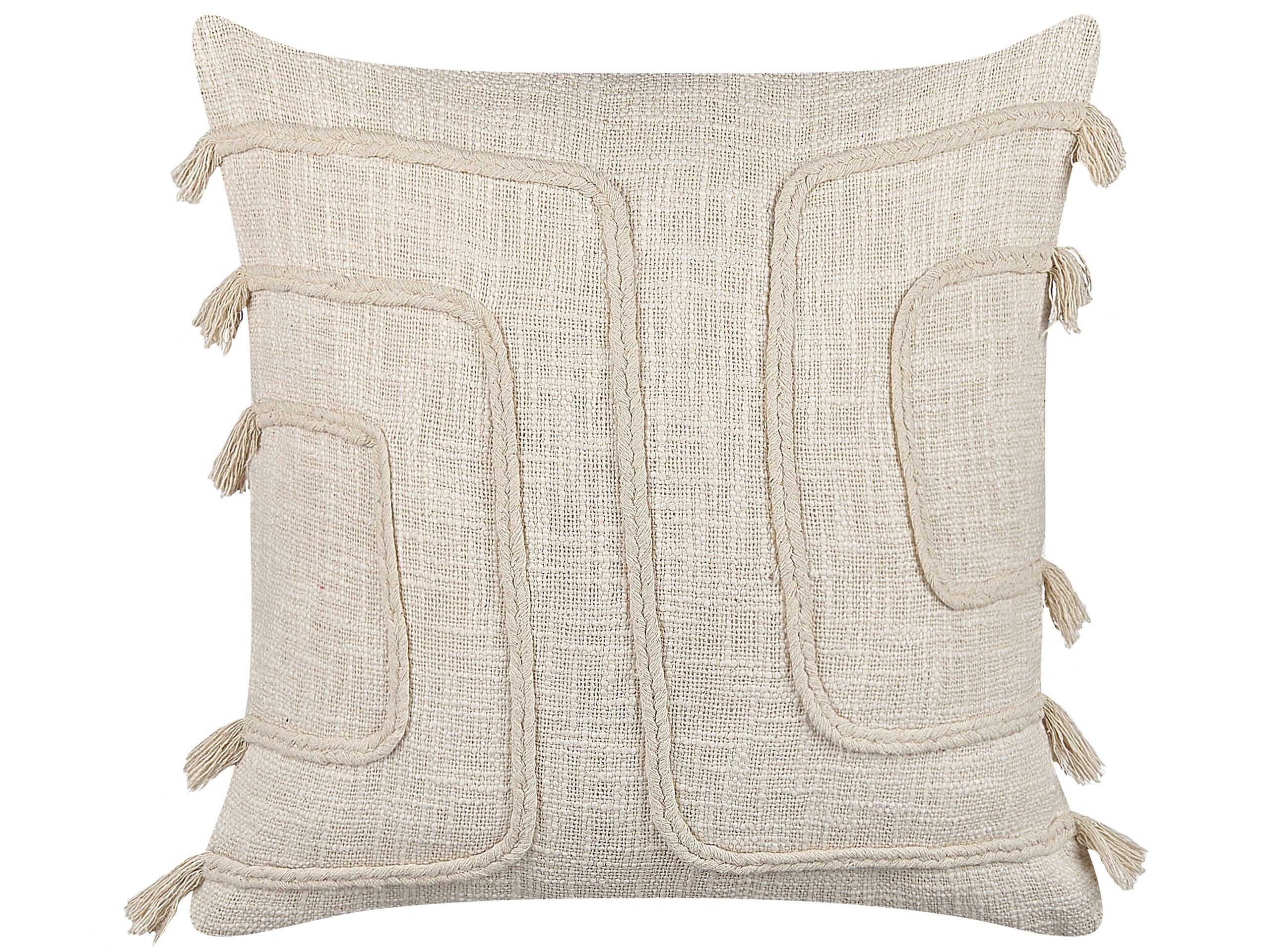 Beliani Cuscino decorativo en Cotone Boho PLEIONE  