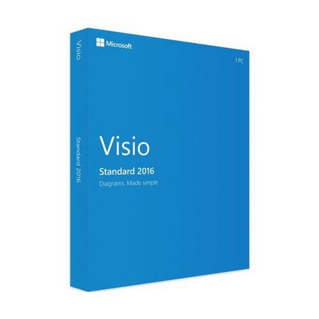 Microsoft  Visio 2016 Standard - Chiave di licenza da scaricare - Consegna veloce 7/7 