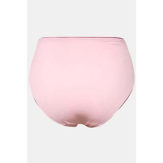 Ulla Popken Slip a vita alta Mesh Pizzo Microfibra  