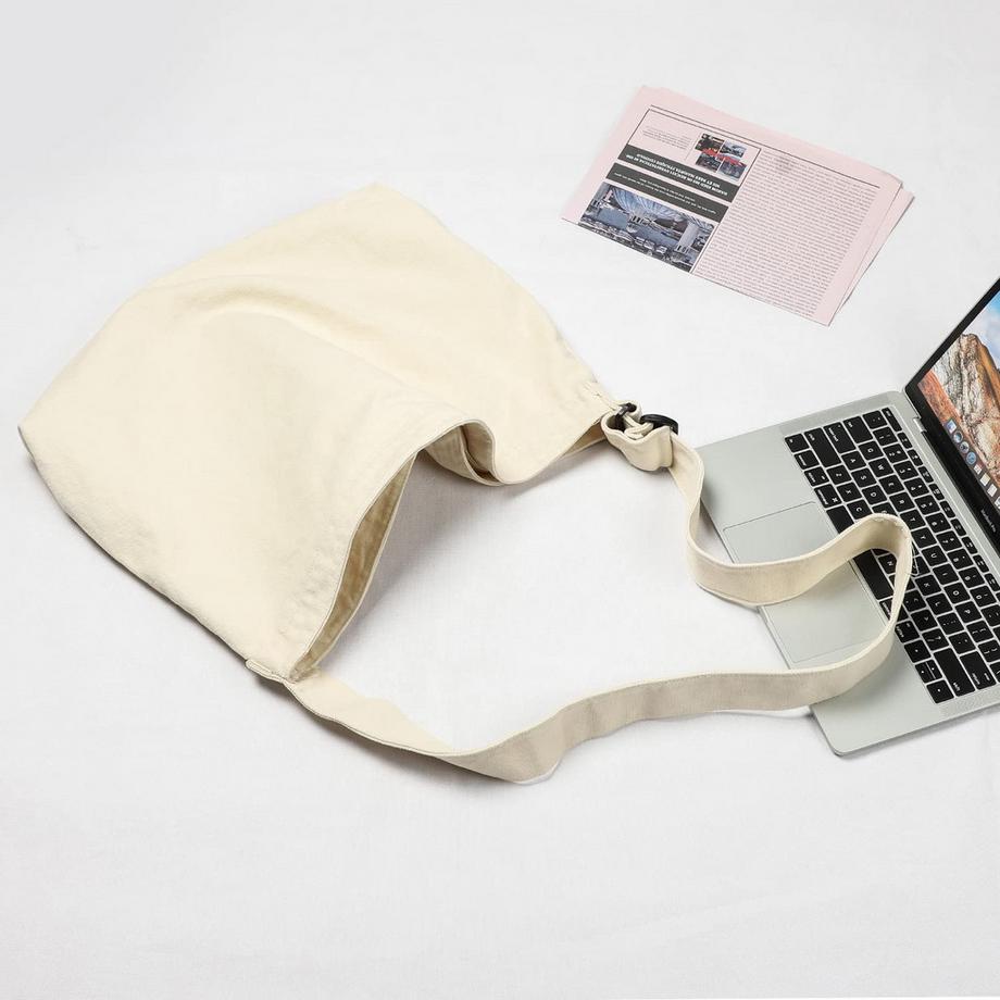 Only-bags.store Borsa a tracolla in tela con tracolla regolabile  