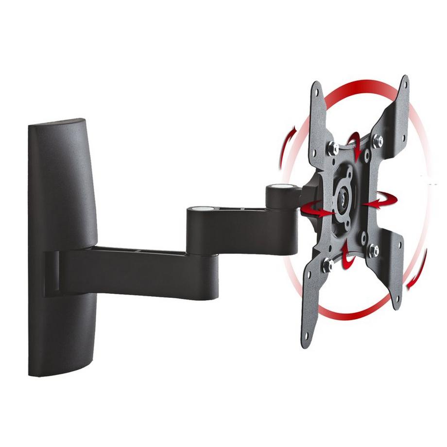 VCM Universal TV Halterung | VESA Wandhalterung | Halter Fernsehhalter flach neigbar schwenkar | Belastbarkeit bis zu 15kg - TS3  