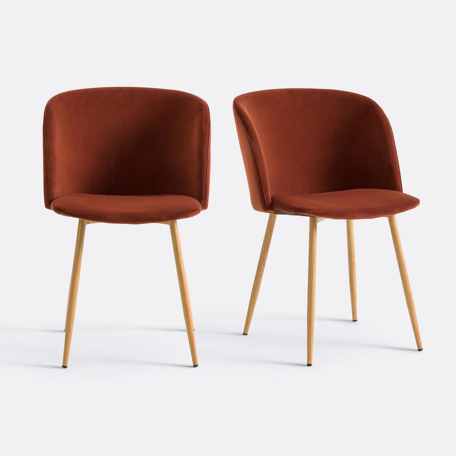 Lot de 2 fauteuils de table Lavergne