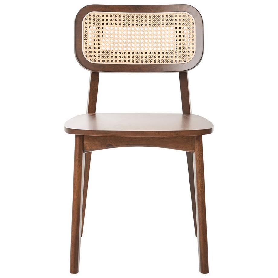 Beliani Lot de 2 chaises de salle à manger en Bois d'hévéa Minimaliste KENO  