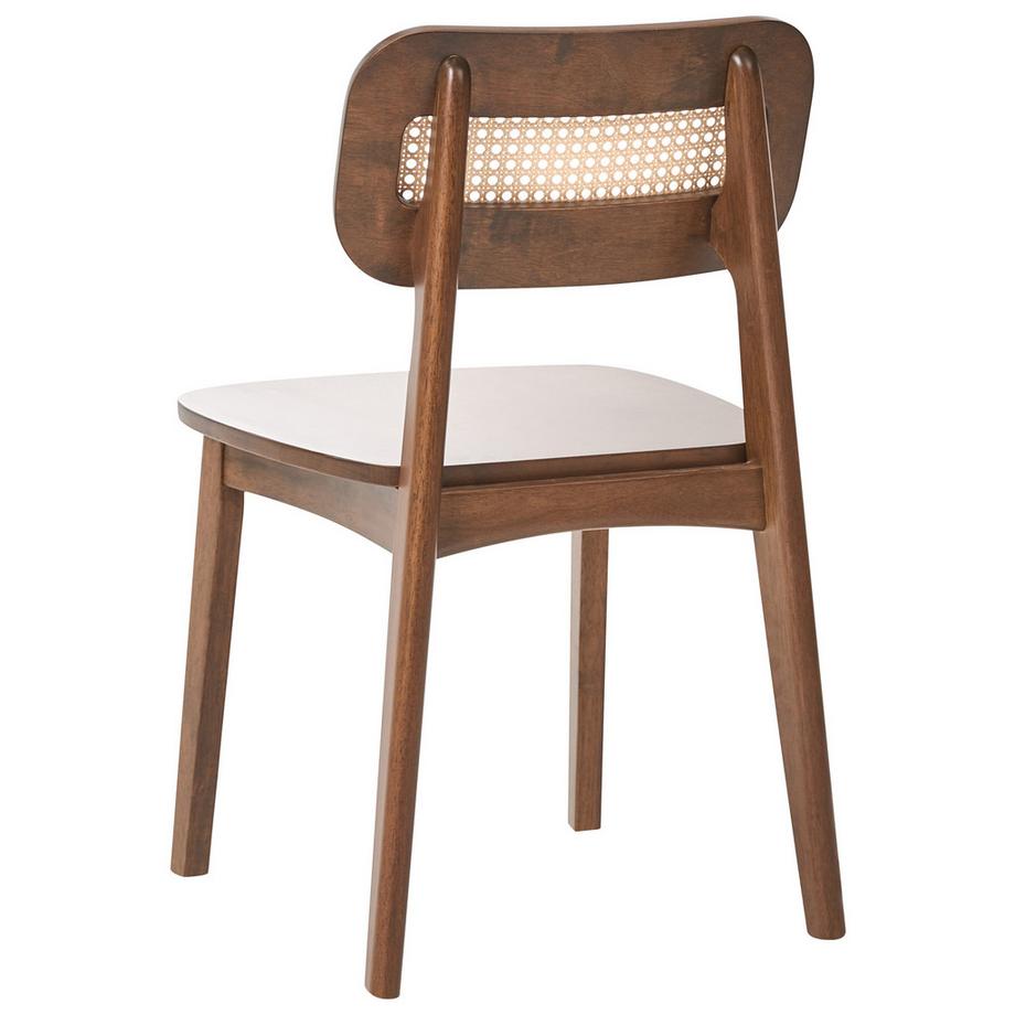 Beliani Lot de 2 chaises de salle à manger en Bois d'hévéa Minimaliste KENO  