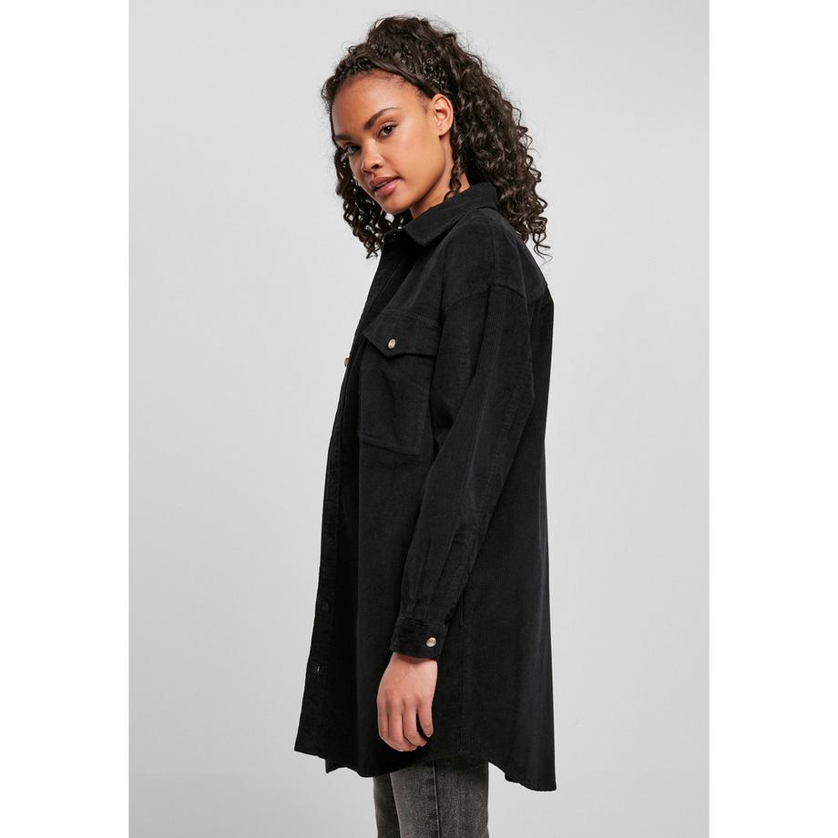 URBAN CLASSICS Camicia lunga in velluto a coste  