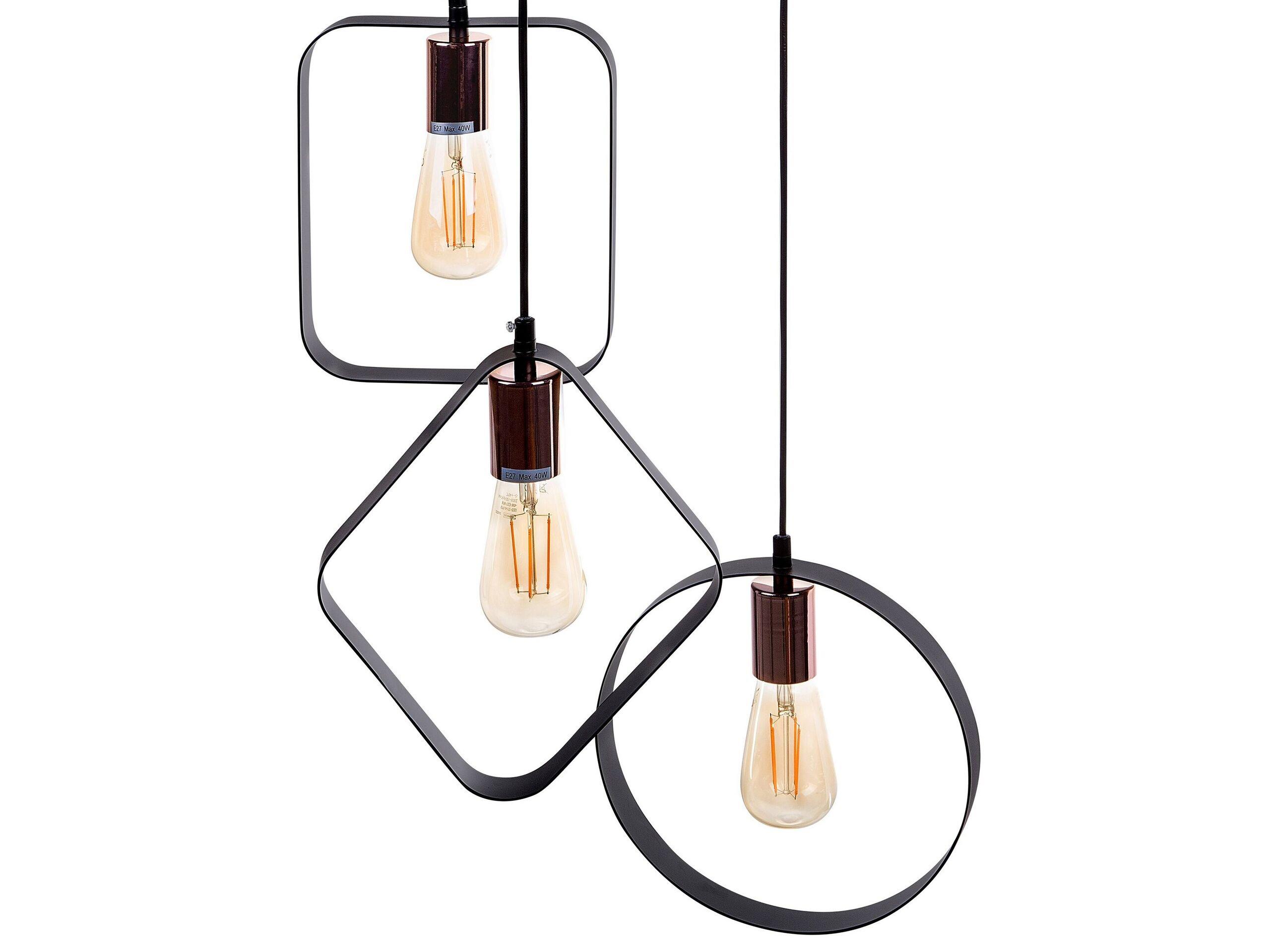 Beliani Lampe suspension en Métal Moderne VOMANO  