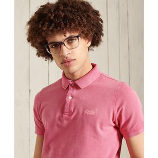 Superdry  polo piqué uperdry vintage detroyed en coton biologique 