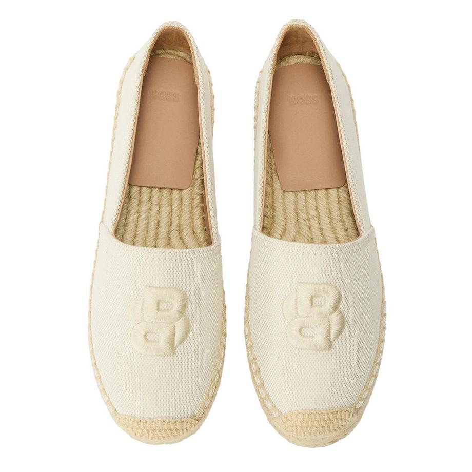 BOSS Espadrillas Piatte in Pelle  