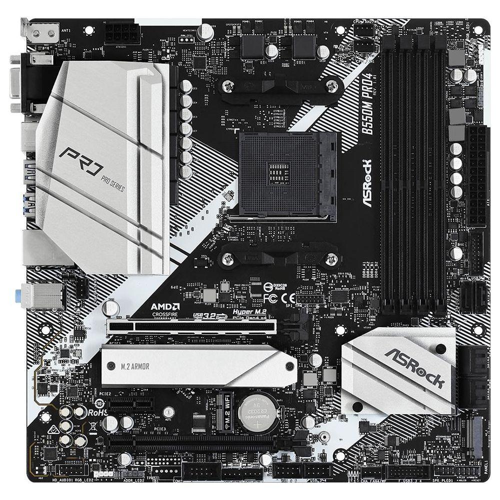 ASRock  B550M Pro4 (AM4, AMD B550, mATX) 