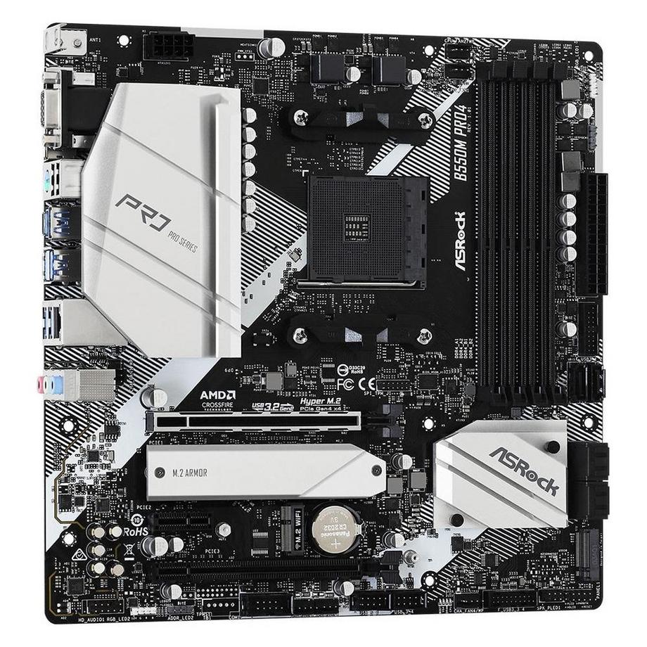 ASRock  B550M Pro4 (AM4, AMD B550, mATX) 
