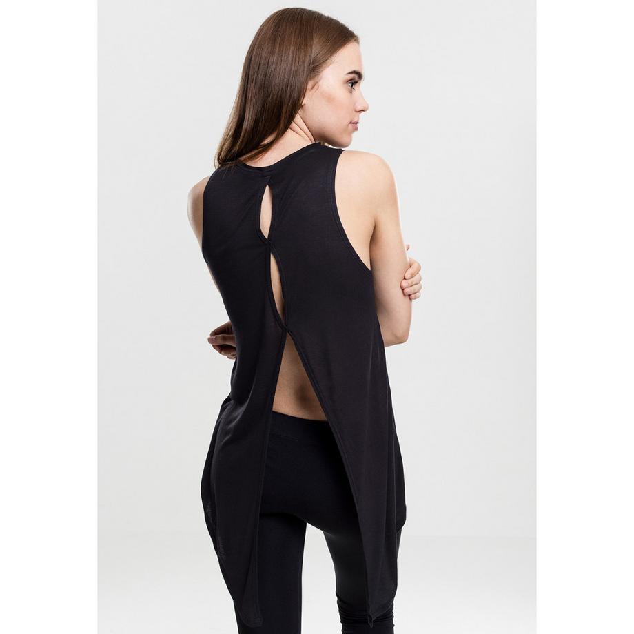 URBAN CLASSICS HiLo Crop Top Viscosa  