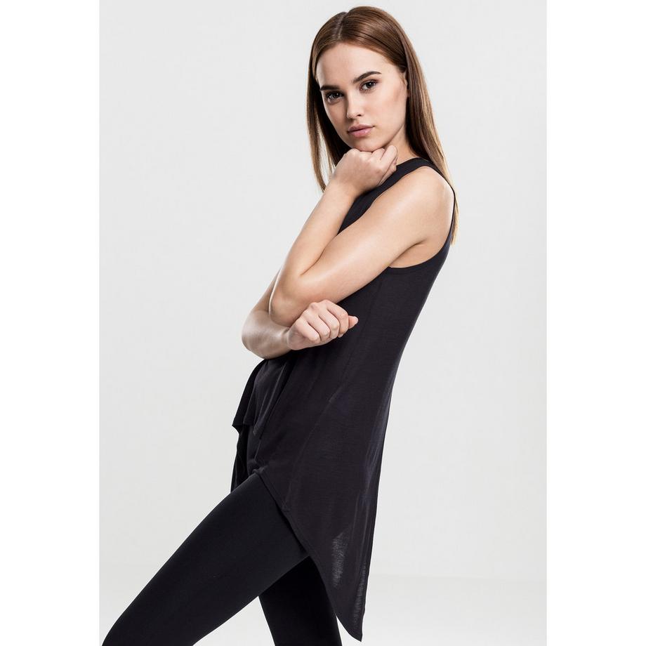 URBAN CLASSICS HiLo Crop Top Viscosa  