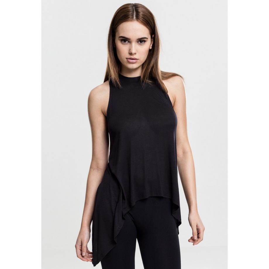 URBAN CLASSICS HiLo Crop Top Viscosa  
