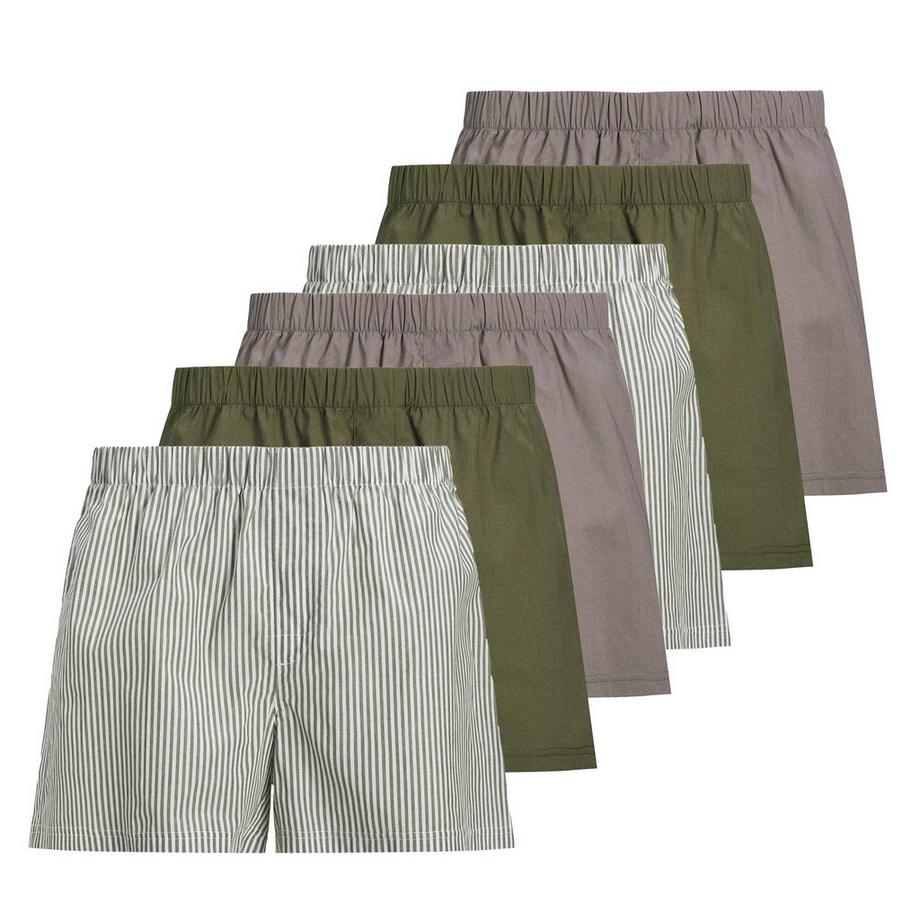 Boxer tissé  Pack de 6 Confortable à porter-JACMILANO WOVEN BOXERS 6 PACK