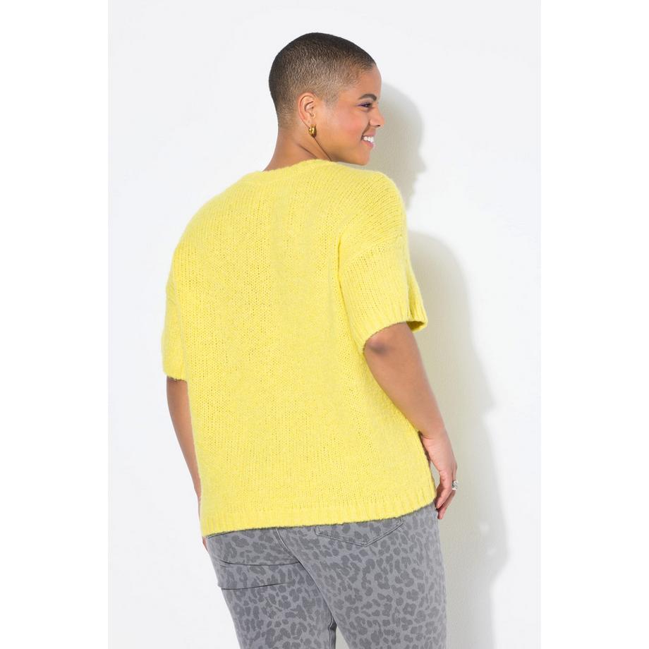 Studio Untold Maglione Oversize Maglia Particolare Mezze Maniche  