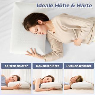 Northio Set di 2 Cuscini al Carbone Attivo di Bambù 40 x 60 cm  