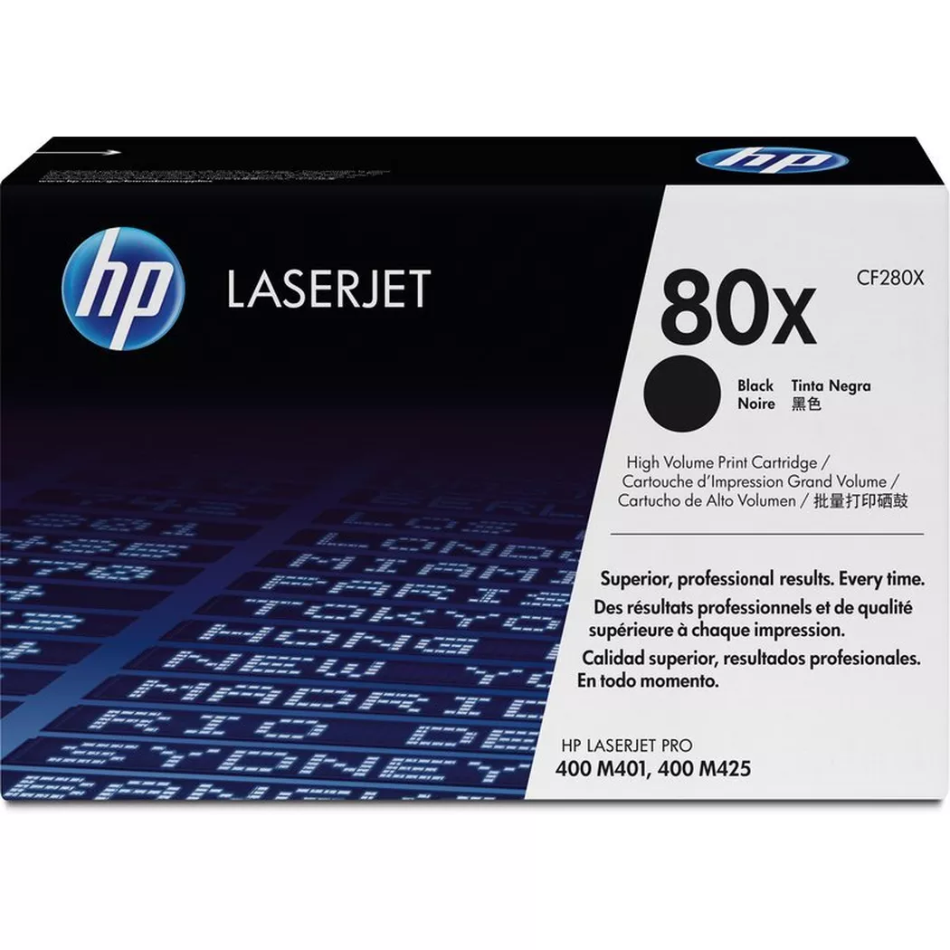 Hewlett-Packard – HP Toner-Modul 80X schwarz CF280X LaserJet Pro 400 6900 Seiten, Schwarz, One Size