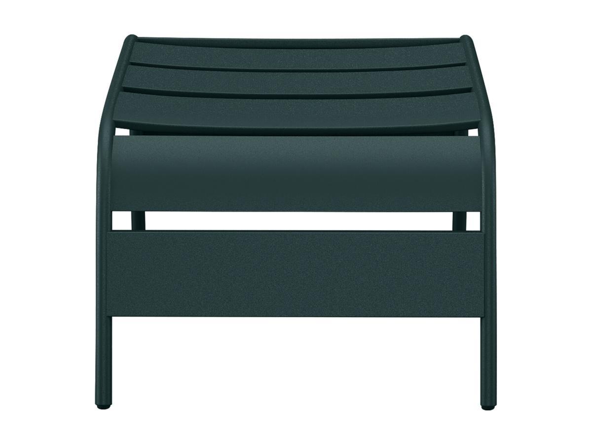 Vente-unique Poggiapiedi in Metallo Verde abete - MIRMANDE di MYLIA  