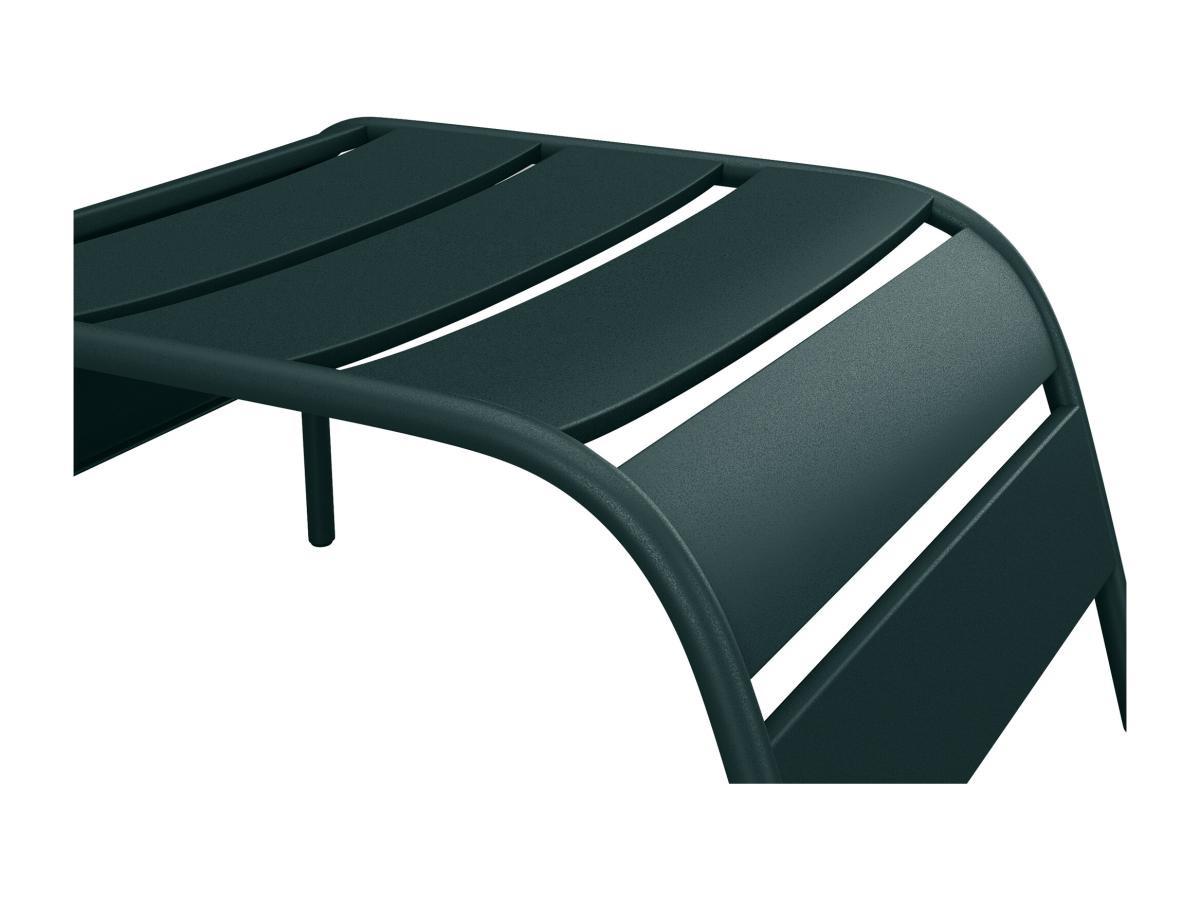 Vente-unique Poggiapiedi in Metallo Verde abete - MIRMANDE di MYLIA  