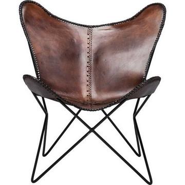 Fauteuil Butterfly Eco Marron