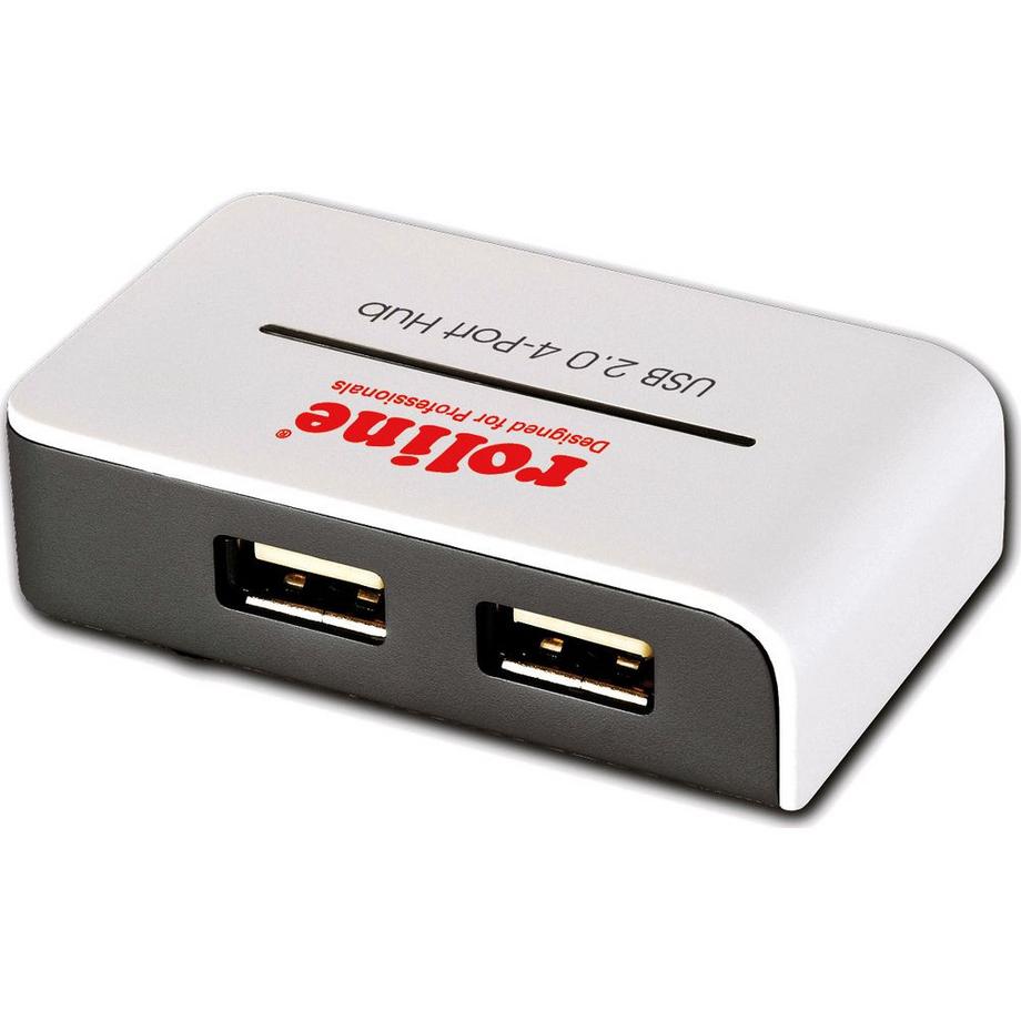 Roline  USB 2.0 Hub Grigio, Bianco 