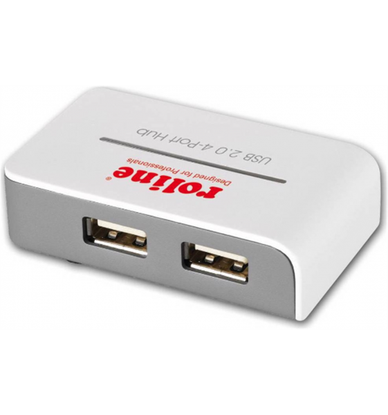 Roline  USB 2.0 Hub Grigio, Bianco 