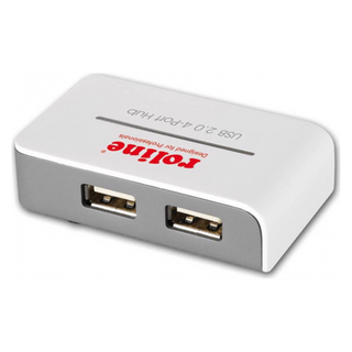 Roline  USB 2.0 Hub Grigio, Bianco 