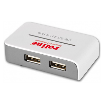 USB 2.0 Hub Grigio, Bianco