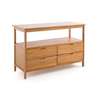 La Redoute Intérieurs Meuble sous double vasque en acacia L130cm  