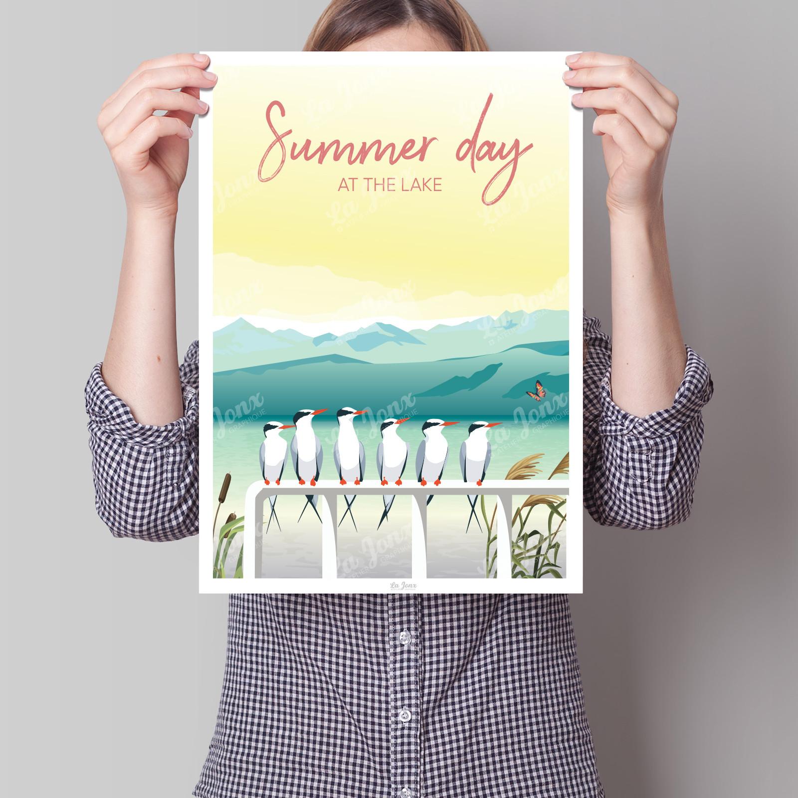 La-Jonx Été au lac - Poster  
