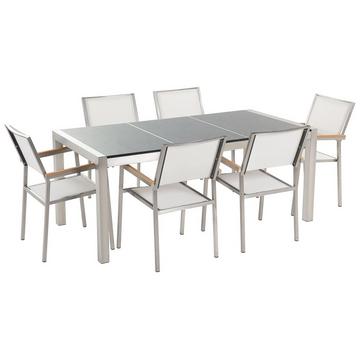 Set da pranzo per 6 persone en Acciaio inox Moderno GROSSETO