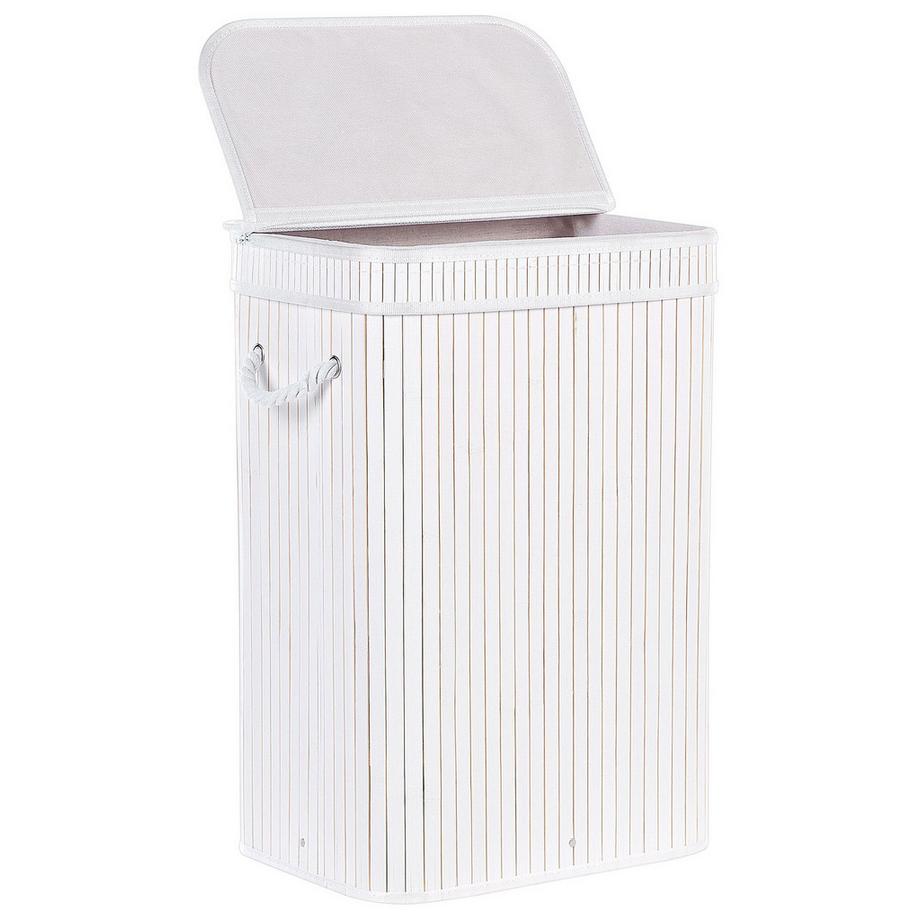 Beliani Aufbewahrungskorb aus Bambusholz Boho KALUTARA  